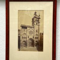 Antica Foto Stampa San Lorenzo Cattedrale Genova