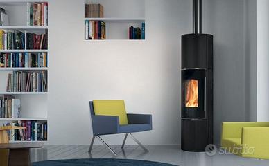 STUFA A LEGNA 5 stelle CON ACCUMULO (Optional)