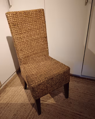 Sedia in rattan