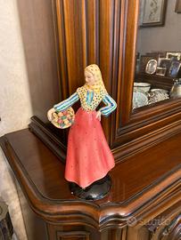 Ceramica EPF - "Contadinella con Cesto di Frutta"