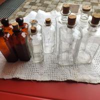 Bottiglie vetro vintage, esercito italiano