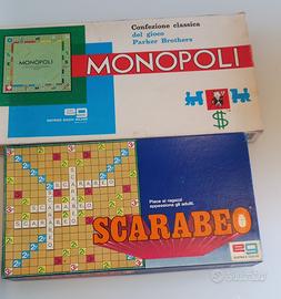 Giochi Monopoli e Scarabeo vintage - Tutto per i bambini In