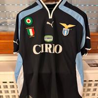 MAGLIA S.S. LAZIO VINTAGE 99-00 CENTENARIO NERA