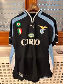 MAGLIA S.S. LAZIO VINTAGE 99-00 CENTENARIO NERA