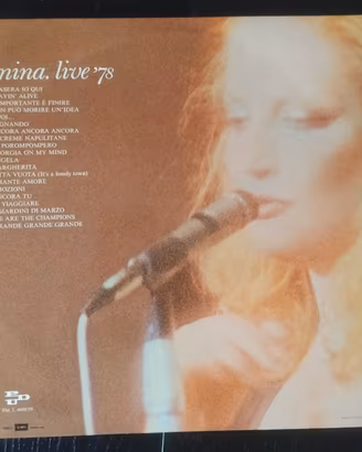 lotto 4 album LP Mina storiche edizioni PDU 