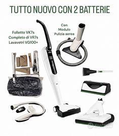 Vorwerk FollettoVK7s Nuovo+VR7s+Lavavetri VG100+2🔋