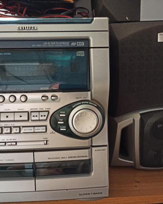 Impianto stereo Radio,CD, Cassette