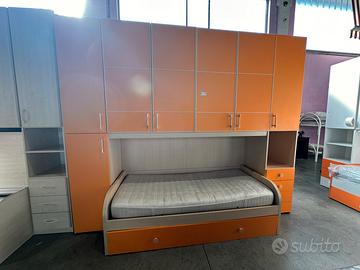 Cameretta a ponte frassino/arancione