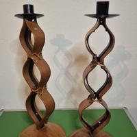 Portacandele anni 60 vintage