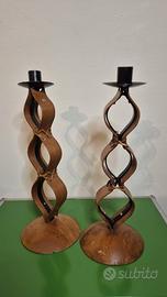 Portacandele anni 60 vintage