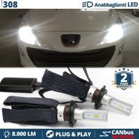 KIT FARI LED CANBUS Peugeot 308 H7 6500K 8000LM