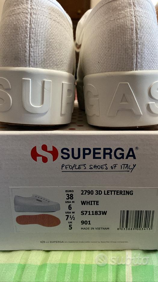 Superga con soletta top rialzata