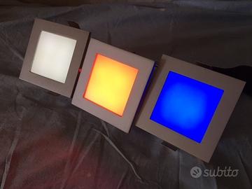 Tris di faretti incasso Lumiance