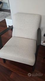 poltrona ikea beige 