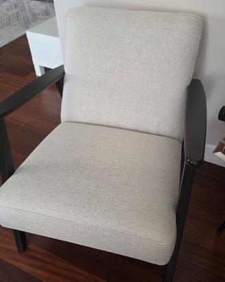 poltrona ikea beige 