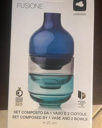 Vaso con ciotole set