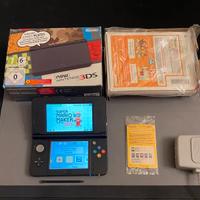 New Nintendo 3DS Black Nero Scatola Originale Cart