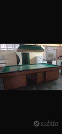 Biliardo con piano riscaldato