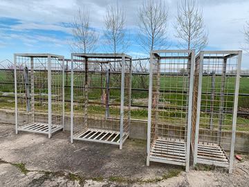 Cassoni in ferro per legna da ardere