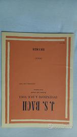 J.S. BACH Invenzioni a due voci - spartito pianofo