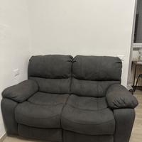 Divano due posti reclinabile