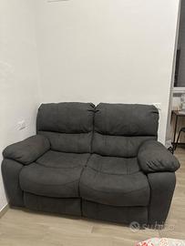 Divano due posti reclinabile