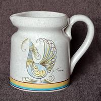 Caraffa ceramica sarda con decorazioni