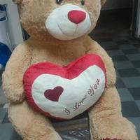 Peluche Gigante Orso "I Love You" - 110cm
