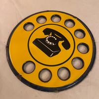 Insegna SIP Bifacciale smaltata ORIGINALE anni’60