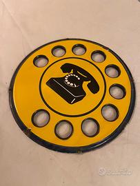 Insegna SIP Bifacciale smaltata ORIGINALE anni’60