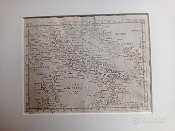 STAMPE ANTICHE  ("ITINERARIO  D'ITALIA" ED. 1688)