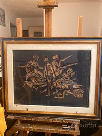 Mino Maccari - Incisione su Legno