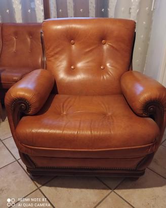 Salotto in pelle