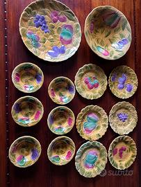 Servizio ceramica per frutta