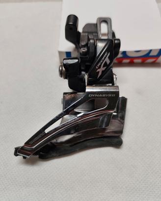 Deragliatore e comando cambio Shimano Deore XT 2v