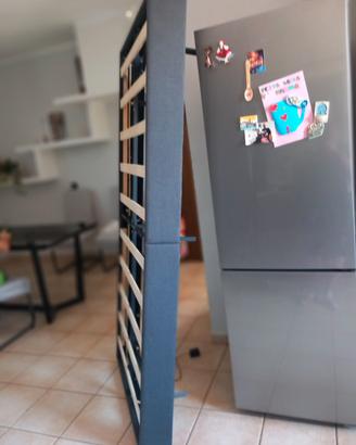 rete letto singolo con led