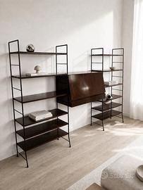 Libreria modulare anni  ’50/’60 modernariato