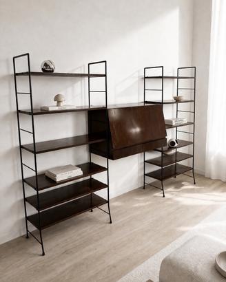 Libreria modulare anni  ’50/’60 modernariato