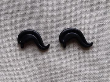 2 piume nere Lego Castelli anni '80/90