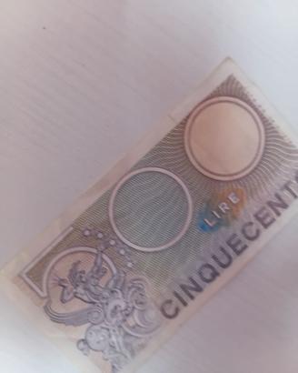 500 lire di carta