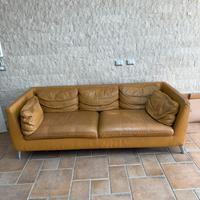 Divano 3 posti in vera pella