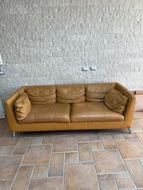 Divano 3 posti in vera pella
