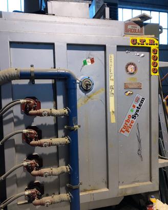 Forno ceramica 3 mcubi a metano