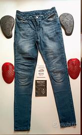 Jeans moto donna Befast JARVIS CE Certificati Blue