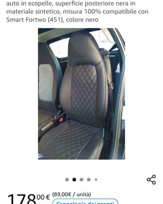 SMART FORTWO - Coprisedili e accessori vari