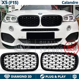 GRIGLIE Anteriori BMW X5 F15 Nero Lucido Diamond