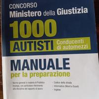 Manuale concorso 1000 autisti Min.Giustizia