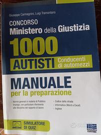 Manuale concorso 1000 autisti Min.Giustizia