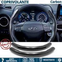 COPRIVOLANTE per HYUNDAI Effetto FIBRA CARBONIO