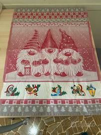 Canovaccio natalizio ricamato-punto croce